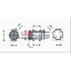 8406862 KUHLER SCHNEIDER Компрессор, кондиционер