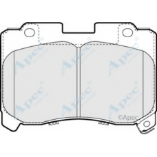 PAD865 APEC Комплект тормозных колодок, дисковый тормоз