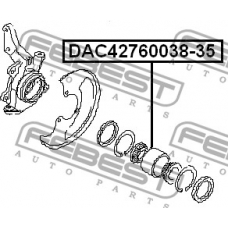 DAC42760038-35 FEBEST Подшипник ступицы колеса