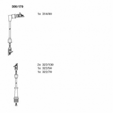 300/179 BREMI Комплект проводов зажигания