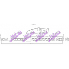 H4468 Brovex-Nelson Тормозной шланг