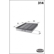 ELP9096 MECAFILTER Воздушный фильтр