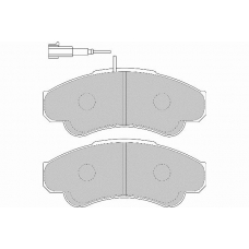 FD6896N NECTO Комплект тормозных колодок, дисковый тормоз