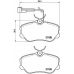 P 23 045 BREMBO Комплект тормозных колодок, дисковый тормоз