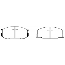 DP3456C EBC Brakes Колодки тормозные