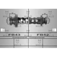 80268 Malo Тормозной шланг