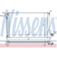 63731A NISSENS Радиатор, охлаждение двигателя
