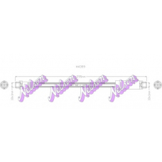 H4359 Brovex-Nelson Тормозной шланг