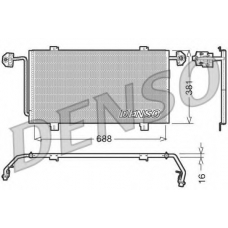 DCN23023 DENSO Конденсатор, кондиционер