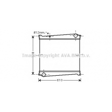 RTA2379 AVA Радиатор, охлаждение двигателя