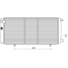 350213981000 MAGNETI MARELLI Радиатор, охлаждение двигателя