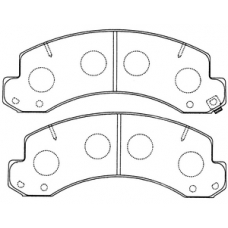 PN-1441 JNBK Колодки тормозные