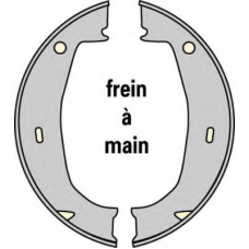 M738 MGA Комплект тормозных колодок, стояночная тормозная с