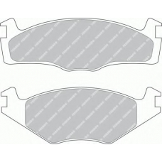 FSL1072 FERODO Комплект тормозных колодок, дисковый тормоз