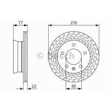 0 986 479 910 BOSCH Тормозной диск