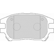 FD7098A NECTO Комплект тормозных колодок, дисковый тормоз