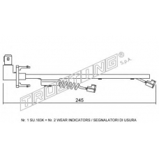 SU.183K TRUSTING Сигнализатор, износ тормозных колодок