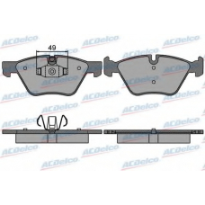 AC844681D AC Delco Комплект тормозных колодок, дисковый тормоз