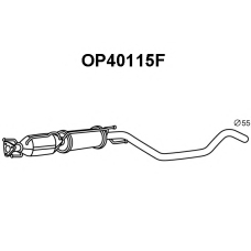 OP40115F VENEPORTE Сажевый / частичный фильтр, система выхлопа ОГ