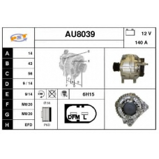 AU8039 SNRA Генератор