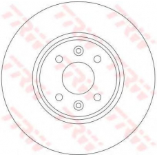 DF4255 TRW Тормозной диск