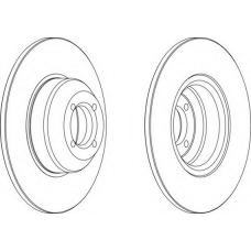 DDF277-1 FERODO Тормозной диск