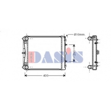 170200N AKS DASIS Радиатор, охлаждение двигателя