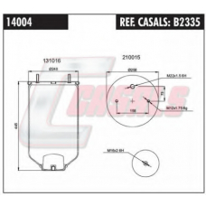 B2335 CASALS Кожух пневматической рессоры