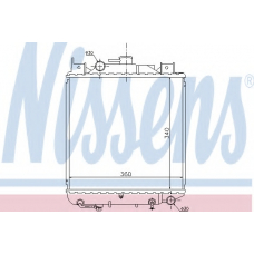 64157 NISSENS Радиатор, охлаждение двигателя