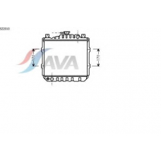 SZ2010 AVA Радиатор, охлаждение двигателя