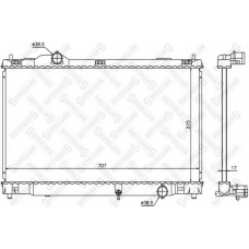 10-26322-SX STELLOX Радиатор, охлаждение двигателя