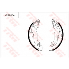 GS7864 TRW Комплект тормозных колодок