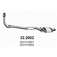 32.2002 ASSO Предглушитель выхлопных газов