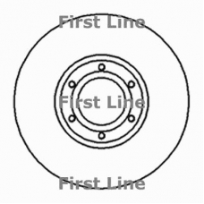 FBD1223 FIRST LINE Тормозной диск