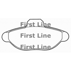 FBP3006 FIRST LINE Комплект тормозных колодок, дисковый тормоз
