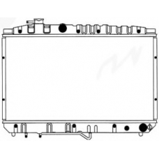 1461-0237A SAKURA  Automotive Радиатор, охлаждение двигателя