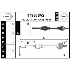 T49266A2 EAI Приводной вал