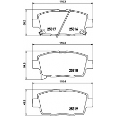 8DB 355 019-691 HELLA PAGID Комплект тормозных колодок, дисковый тормоз