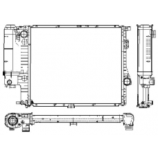 2108396 BEHR Radiator