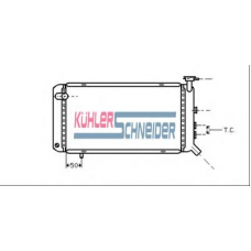 0705701 KUHLER SCHNEIDER Радиатор, охлаждение двигател