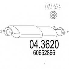 04.3620 MTS Катализатор