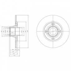 BG9033RSC DELPHI Тормозной диск