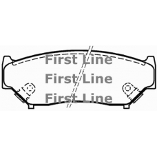 FBP1317 FIRST LINE Комплект тормозных колодок, дисковый тормоз