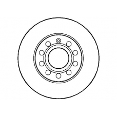 NBD1288 NATIONAL Тормозной диск