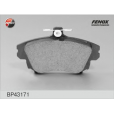 BP43171 FENOX Комплект тормозных колодок, дисковый тормоз