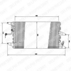 TSP0225162 DELPHI Конденсатор, кондиционер