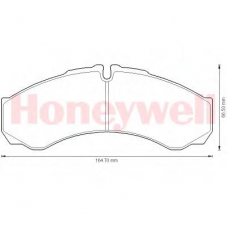 573506B BENDIX Комплект тормозных колодок, дисковый тормоз