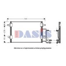 482210T AKS DASIS Конденсатор, кондиционер