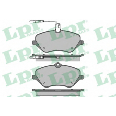 05P1666 LPR Комплект тормозных колодок, дисковый тормоз