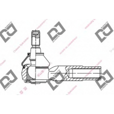 DE1141 DJ PARTS Наконечник поперечной рулевой тяги